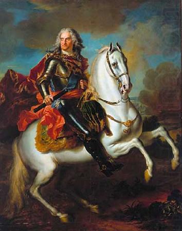 Louis de Silvestre Portrait of August II the Strong china oil painting image